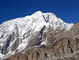 38 Pemthang Karpo Ri Close Up From Ridge Above Shingdip On Trek To Shishapangma Advanced Base Camp Pemthang Karpo Ri (6830m) close up from the ridge above Shingdip.